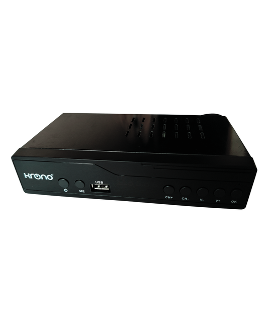 Decodificador TDT Krono KR-360 con WiFi y Puerto USB | Televisión Digital HD Colombia
