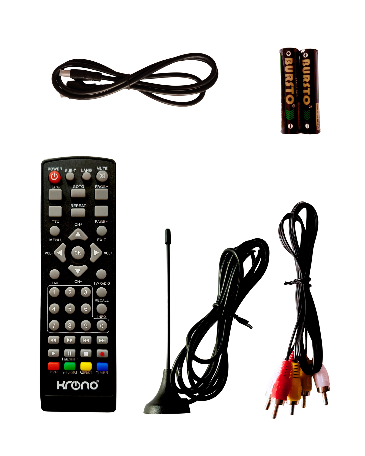 Decodificador TDT Krono KR-360 con WiFi y Puerto USB | Televisión Digital HD Colombia