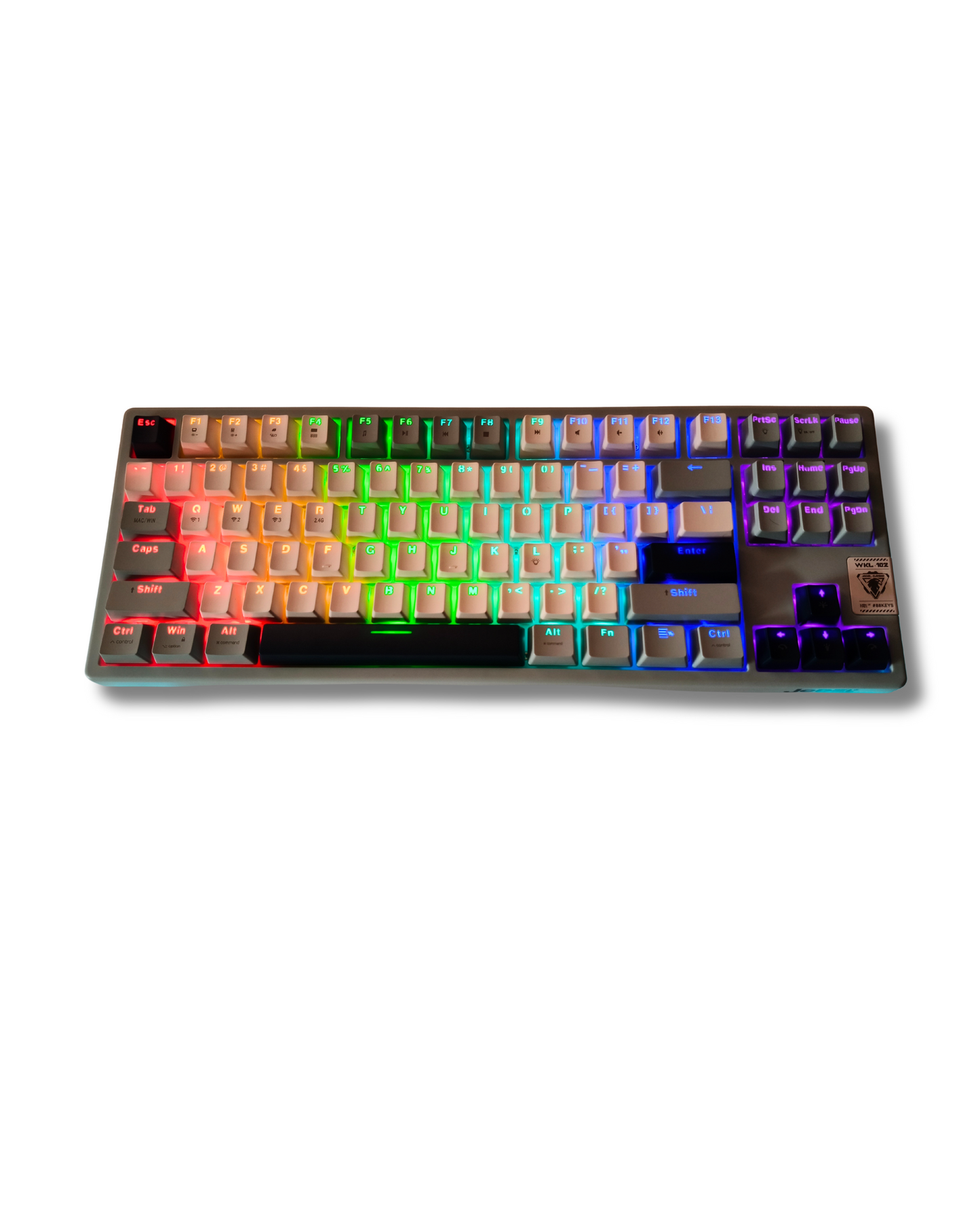 Teclado Mecánico Gamer JEDEL WKL-102 Tri-Mode RGB