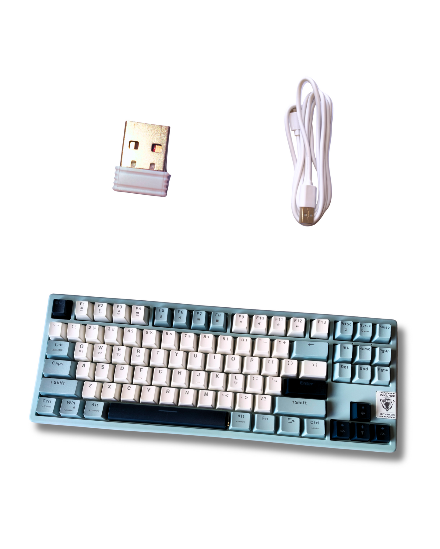 Teclado Mecánico Gamer JEDEL WKL-102 Tri-Mode RGB